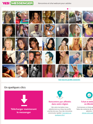 Capture du site Yes Messenger